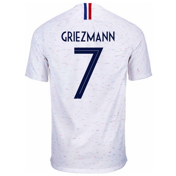 Camiseta Francia 2ª Griezmann 2018 Blanco
